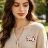 Dog Cat Brooch Cute Dachshund Dog/Kitten Enamel Pin for Women Girls Funny Animal Lapel Pin for Backpack Clothes Hat Jacket