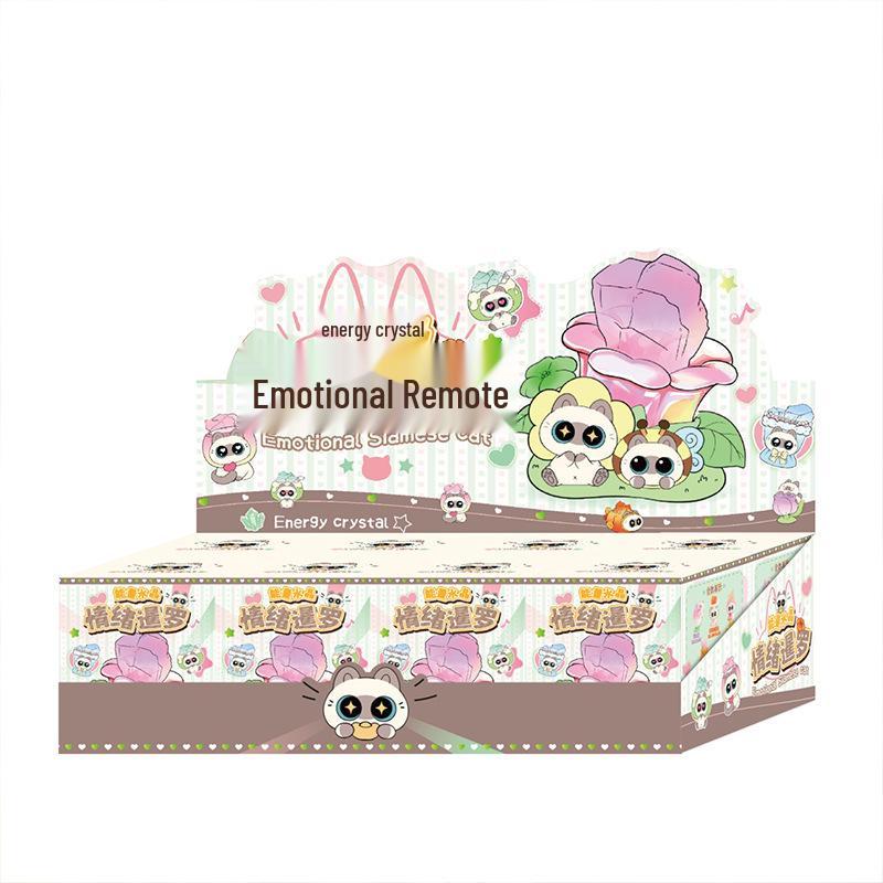 Creative Cute Cartoon Cat Emotion Blind Box Resin Desk Figurine Gift