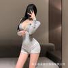 Sex Underwear Sexy Small Breasts One-piece Open Tease Free Robe Uniform Qqny Temptation New Pajamas