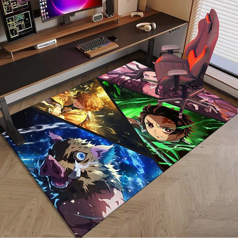 Anime Slayer Adventure  Carpet, Chair Rug,Rug for Office Bedroom Living Rooms, Doormat Decor Fan Gift Christmas Gift