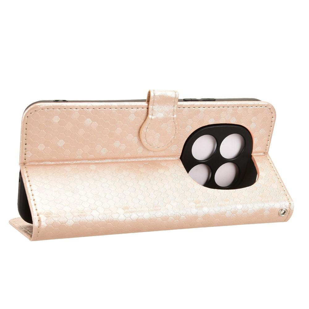 Para Xiaomi Redmi Note 15 4G (Global) Capa Carteira com Impressão de Padrão de Pontos Couro PU Capa de Celular com Alça de Pulso