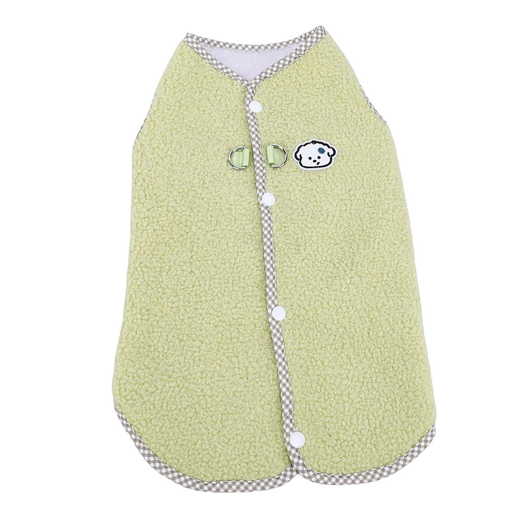 Dog Winter Jacket Wind Proof Soft Comfortable Warm Fleece Vest Dog Sweater for Home Outdoor