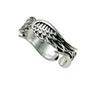 Trendy Unisex Angel Wings Feather Ring - European & American Retro Design