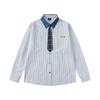 American Vintage Color Block Plaid Long Sleeve Shirts Loose Fit Casual Tops Men Women