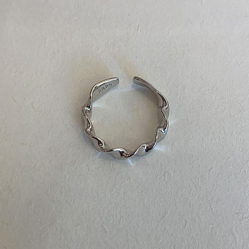 Chic And Elegant Copper Wave Ring For Women Unique Open Adjustable Design Perfect For Outfit Any