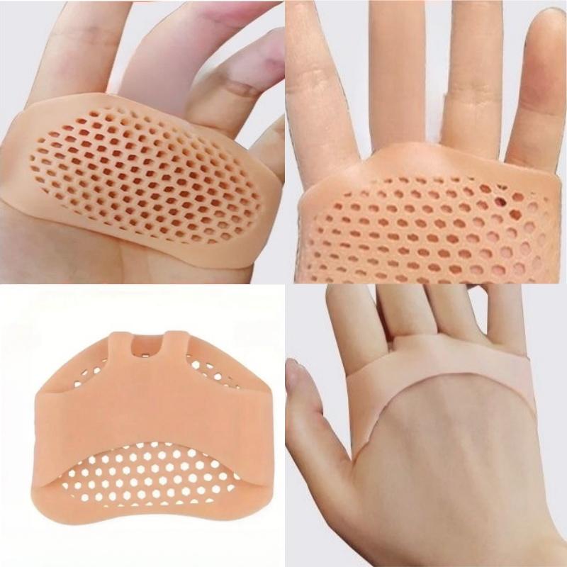 2 Piece Of Silicone Palm Pad - Breathable Silicone Material Honeycomb Pad, Anti-Callus, Cushioning Pad, Reusable.