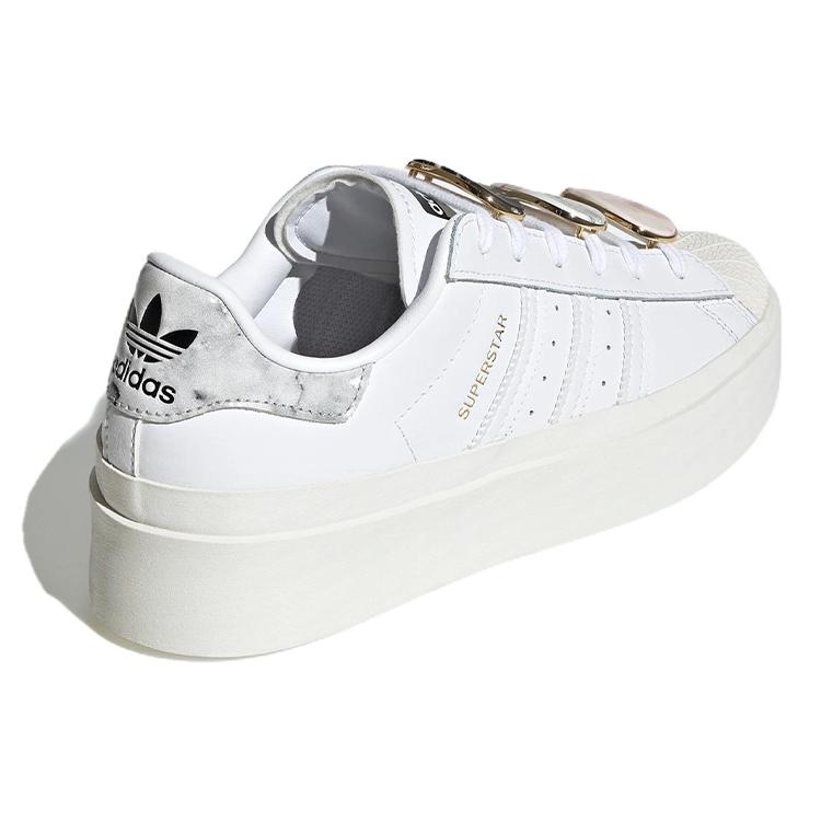 adidas Damen Superstar Bonega 'White Gold Metallic' Damen GY1485