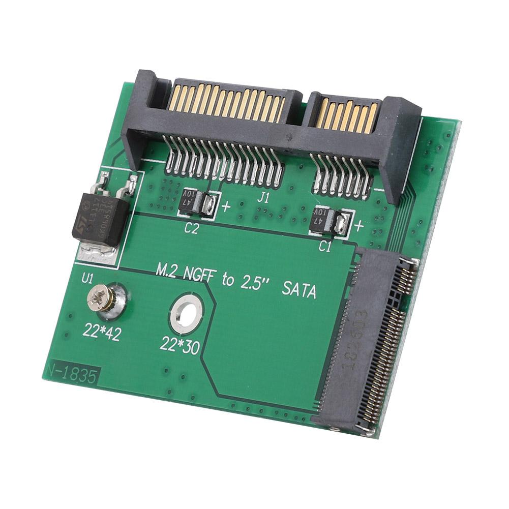 High Quality 2.5inch SATA3 NGFF To 2.5inch SATA Riser Card M2 NGFF Adapter