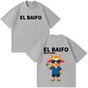 Queved0 El Baifo Album 2026 Tour Print T Shirt Unisex Unisex Fashion Tshirt Shortsleeved Cotton Casual Loose Streetwear Tshirts