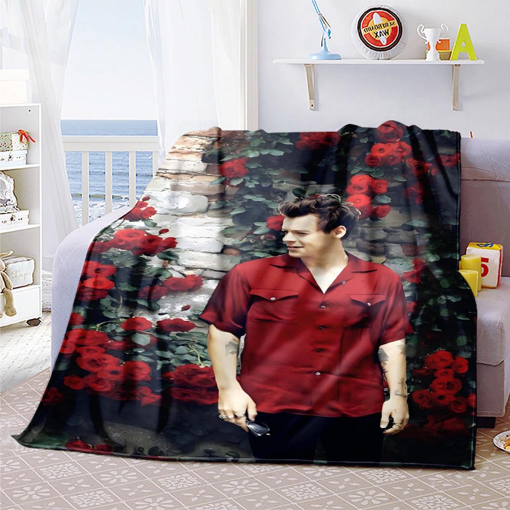 Harry Styles Starry Night Blanket Soft Comfortable All Seasons Perfect Gift Couch Office Nap Ideal Outdoor Trips