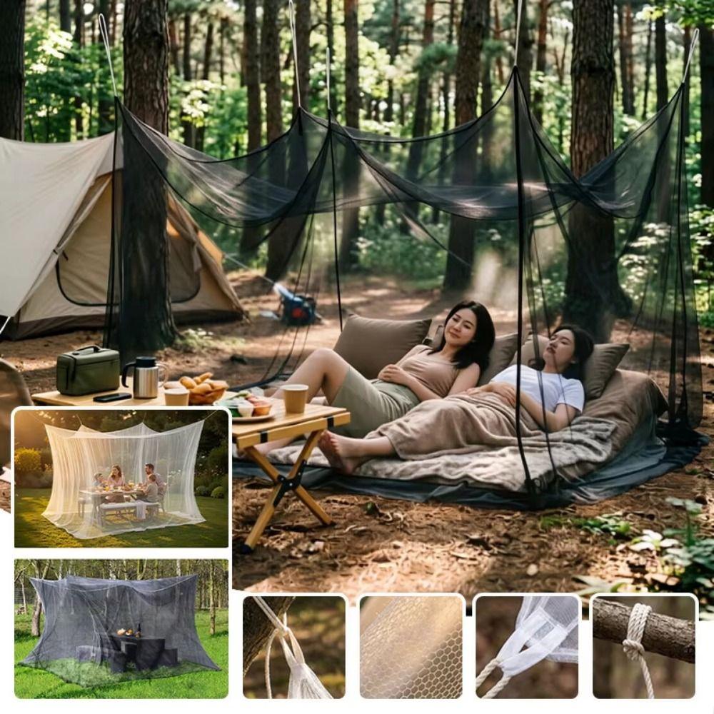 Portable Mosquito Net Shelter Summer Hanging Mosquito Mesh Insect Proof Tent Garden Backyard