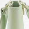 Salvatore Ferragamo Gancini Handbag 21 7144 Pastel green rubber Women Used