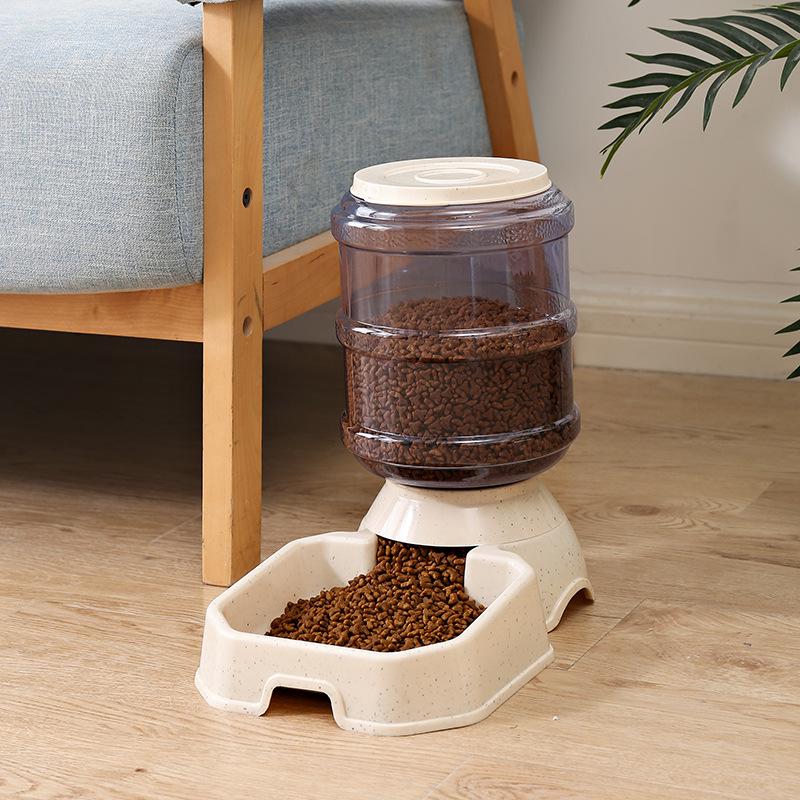 3.8L Anti-slip Automatic Pet Water & Food Feeder Bowl for Cats & Dogs