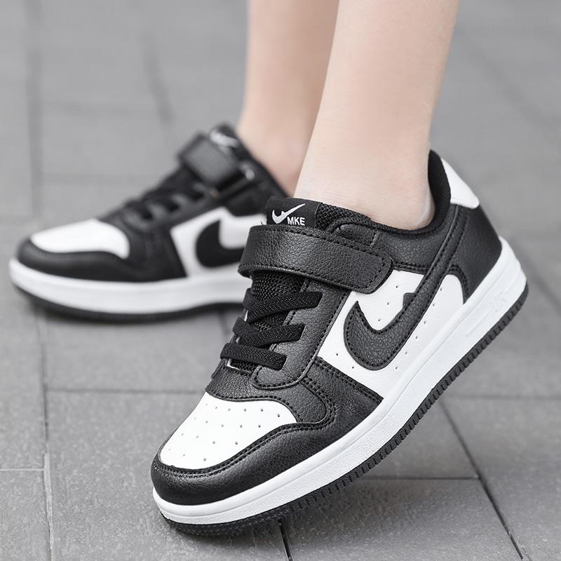 Kids Fashion Skate Shoes Lightweight Casual Shoes Velcro Skate Shoes