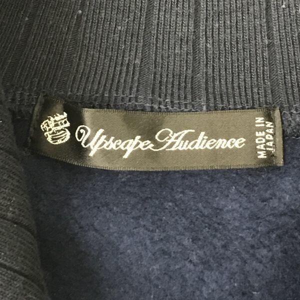 Made In Japan Upscape Audience Rib Knit High Neck Blouson 16 Men Navy(USED)