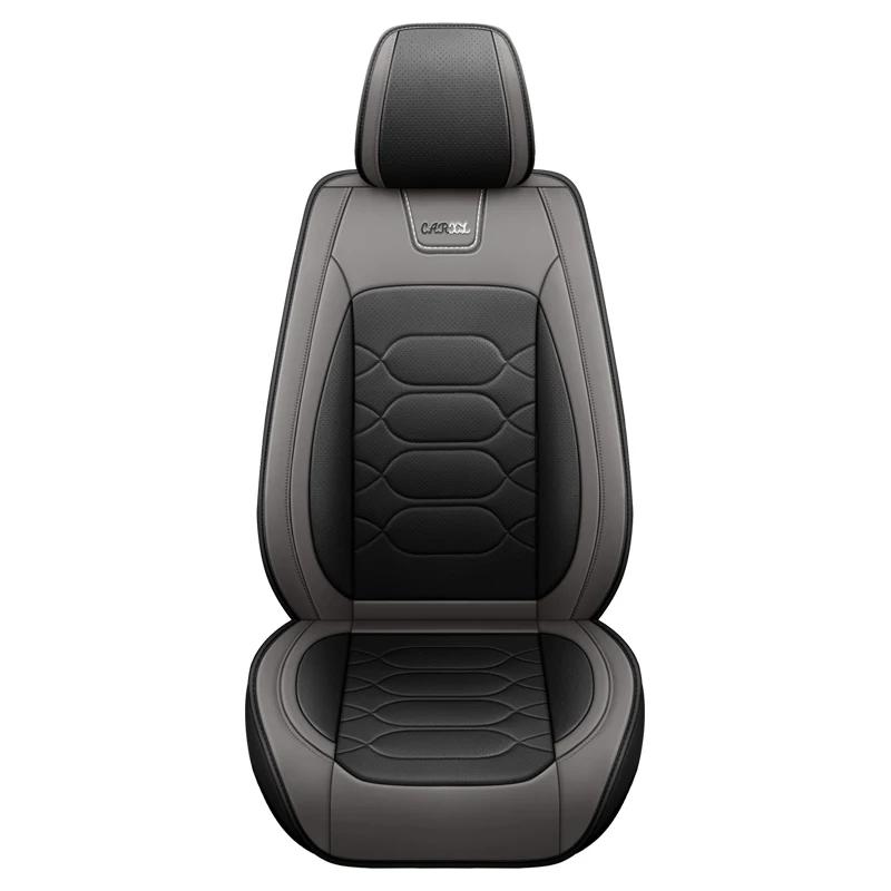 

Full Coverage Universal Pu Leather Car Seat Covers for Buick All Enclave Cascada Encore Lacrosse Excelle Regal Car Accessories Gray 1 Seat