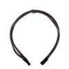 Women Hairpin Hair Clip Gilrl Headband Knotted PU Leather Headband Female Hair Accessories Thin Hair Band Korean Style Headwear