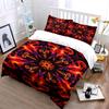 Fiery Mandala-style Design. Bedding Sets Duvet Cover Sets Duvet Covers Pillowcases(1 * Duvet Cover 2 * Pillowcases Without Duvet Insert)