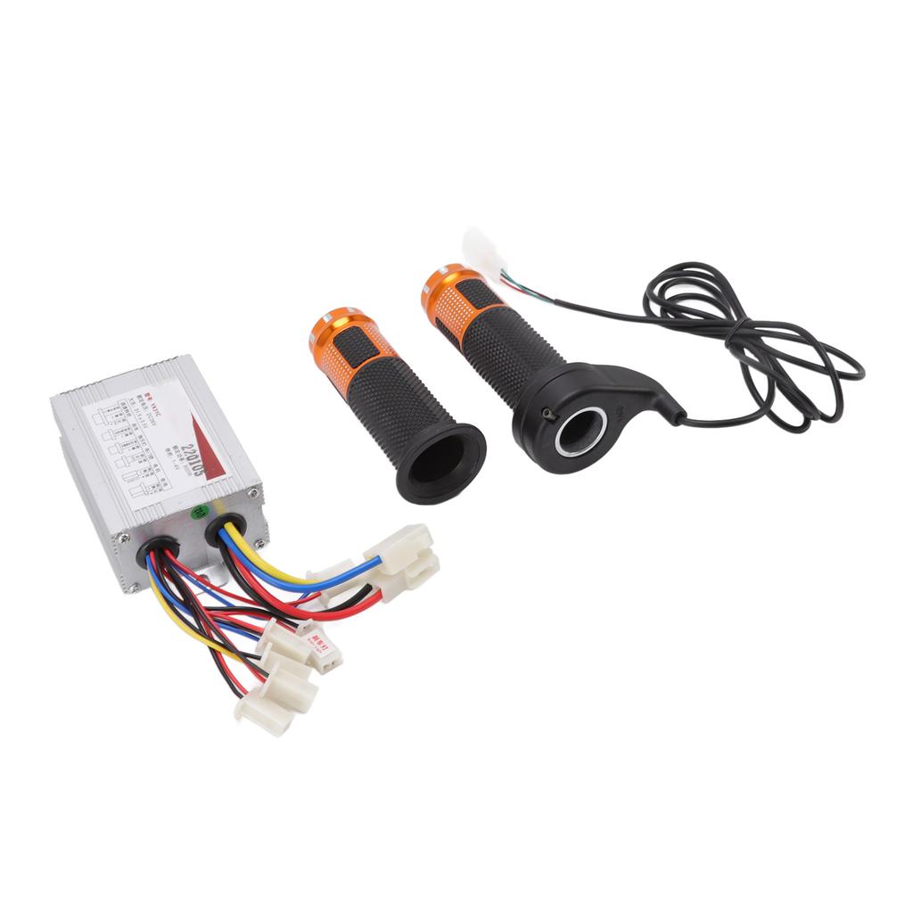 Brush Motor Speed Controller DC36V 800W Speed Regulator Module with Turn Handle for Electric Bicycle Scooter Mower
