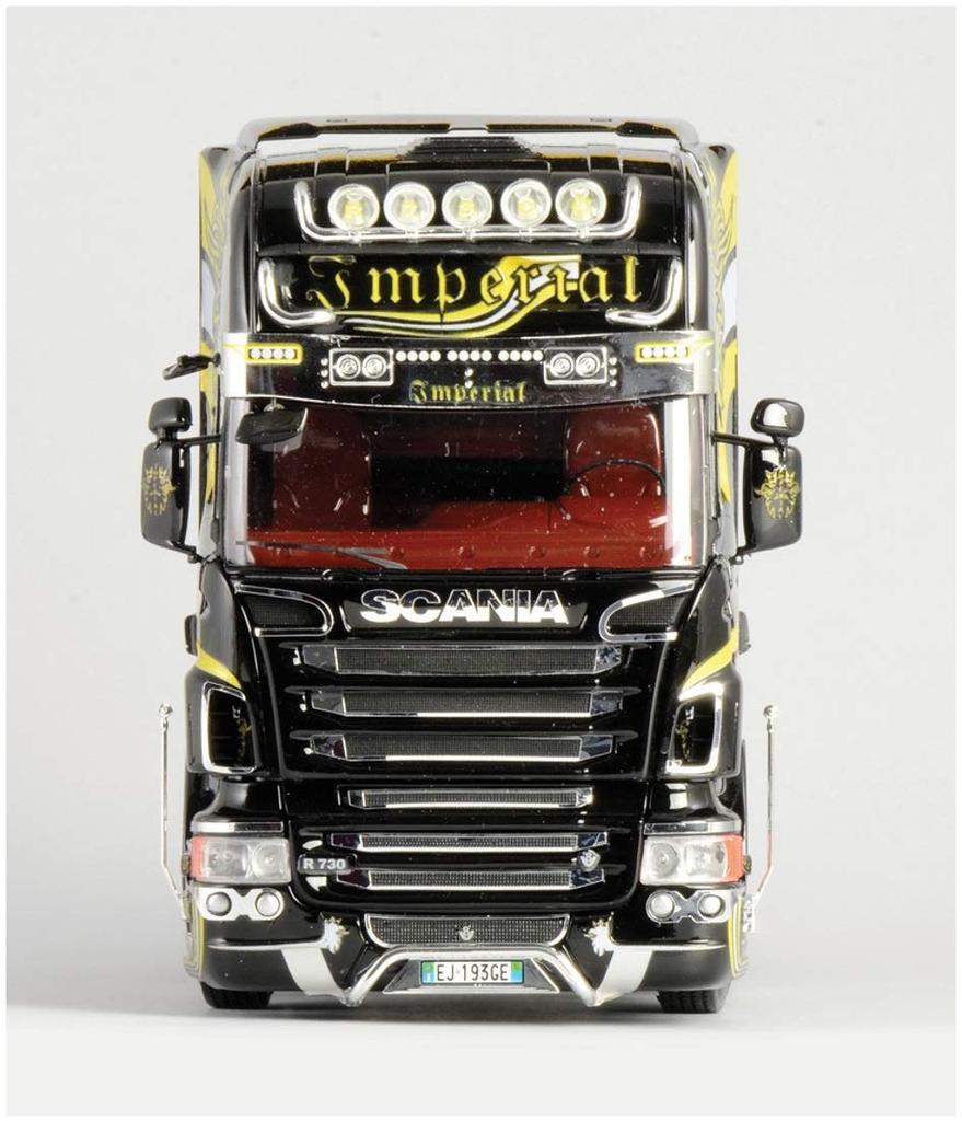 Italeri Scale Scania V8 Topline Tractor Head Plastic Model Kit IT3883 1/24 "Imperial"
