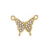 CARLIDANA Classic Stainless Steel Zircon White Shell Butterfly Charms Dragonfly Pendant for Children's Womens Jewelry Making
