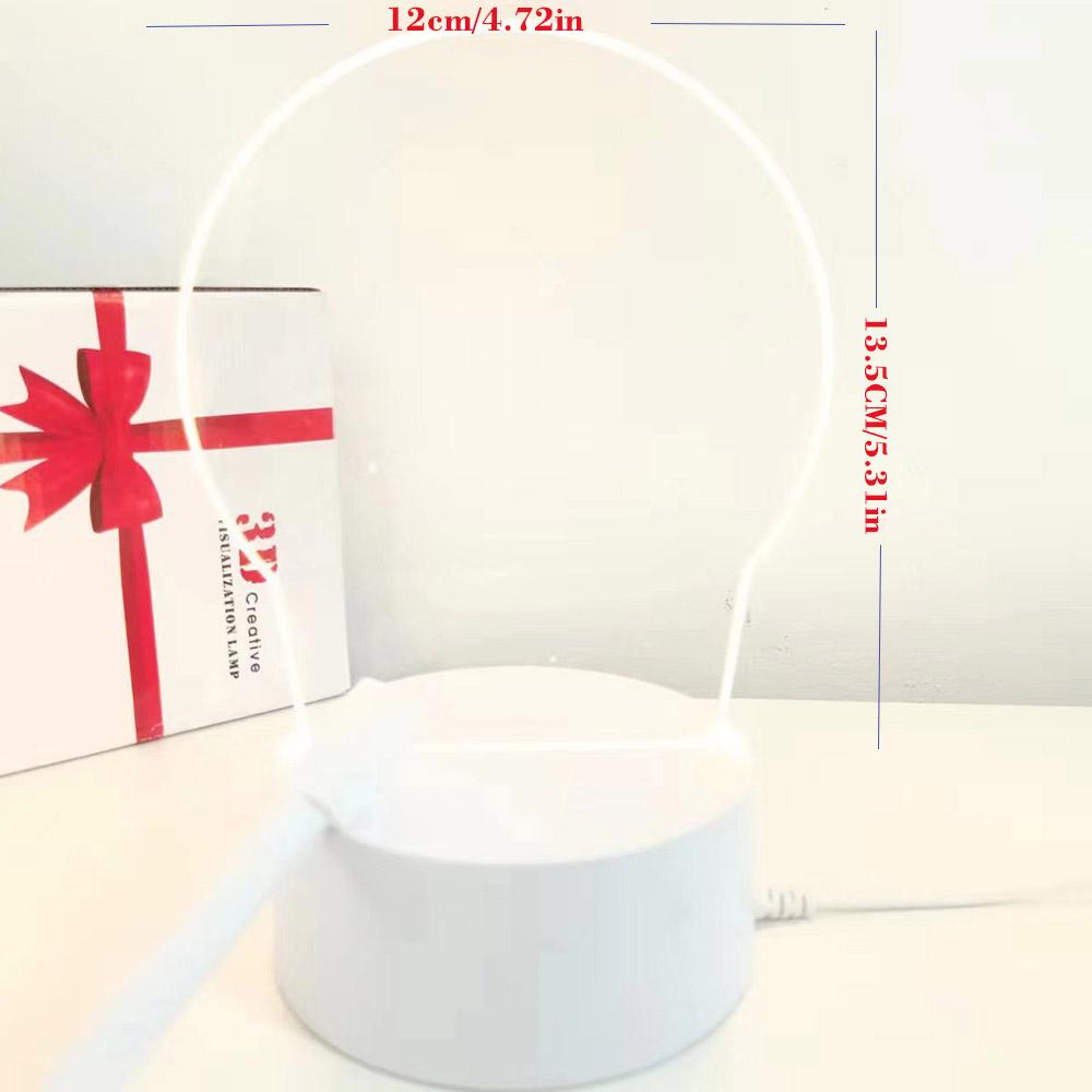 Factory Wholesale Instagram Message Board 3D Night Light Emitting Acrylic Erasable Handwriting Board Desktop Atmosphere DIY Lamp
