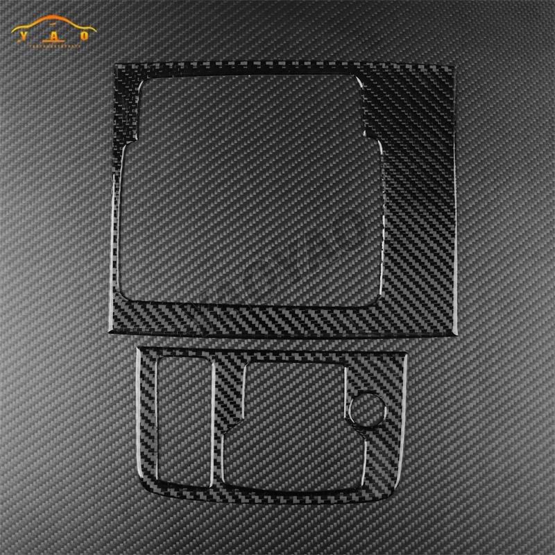 Carbon Fiber For Mazda CX5 2016 Gear Shift Panel Decoration Cover Sticker Decal Trim Car Interior Accessories