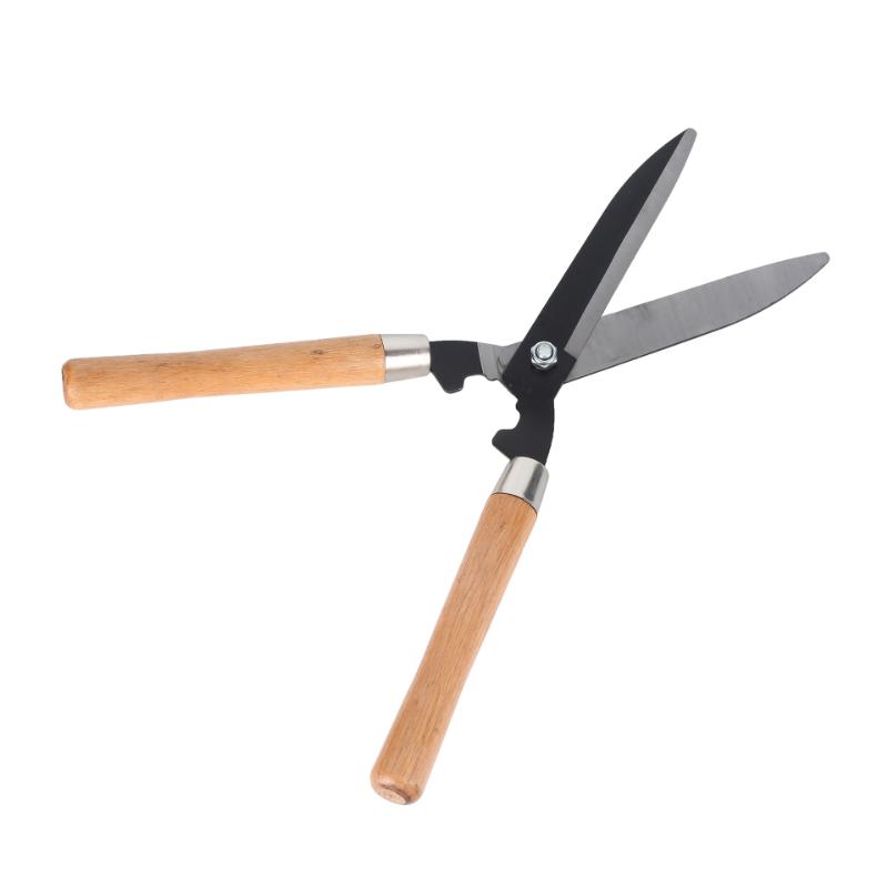 

Большие садовые ножницы, цветочные ножницы, секатор для деревьев, резак с деревянной ручкой, сучкорез, профессиональный инструмент для ландшафтного дизайна и газона