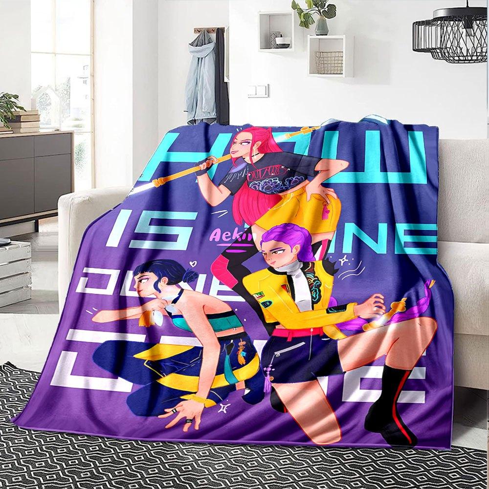 1pc hunter x (7) Blanket Soft Warm Throw for Home, Office, Travel All Season Cozy Bedding Gift, Office Cozy AccessoryB07