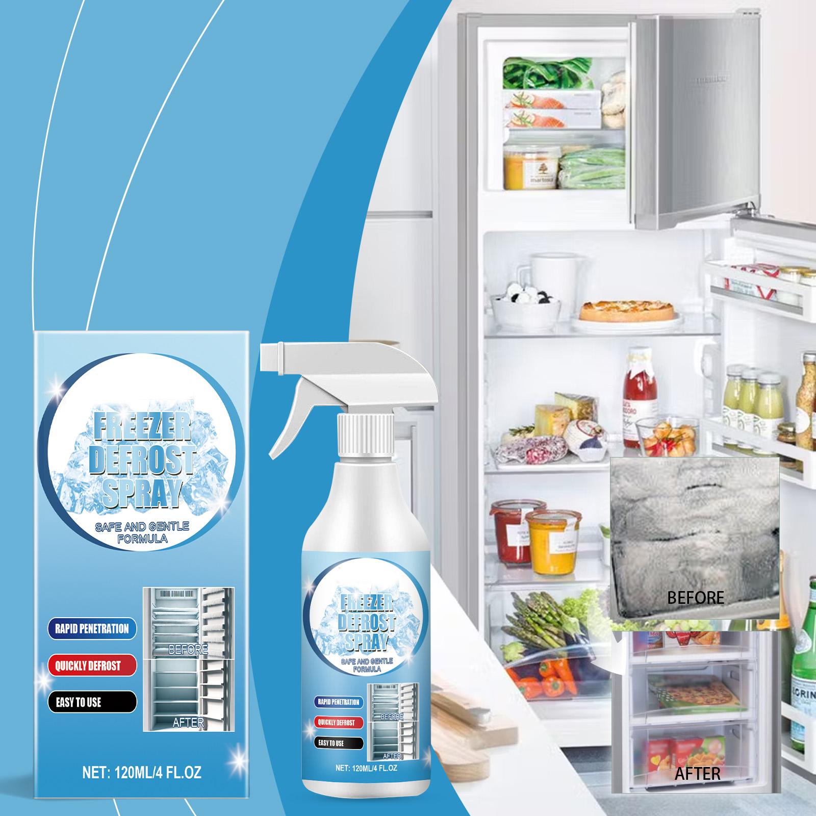 

Freezer Defrosting Spray Multi Purpose Spray For Defrosting Freezers, Ice Makers, Car , And Faucets.120ml One Size