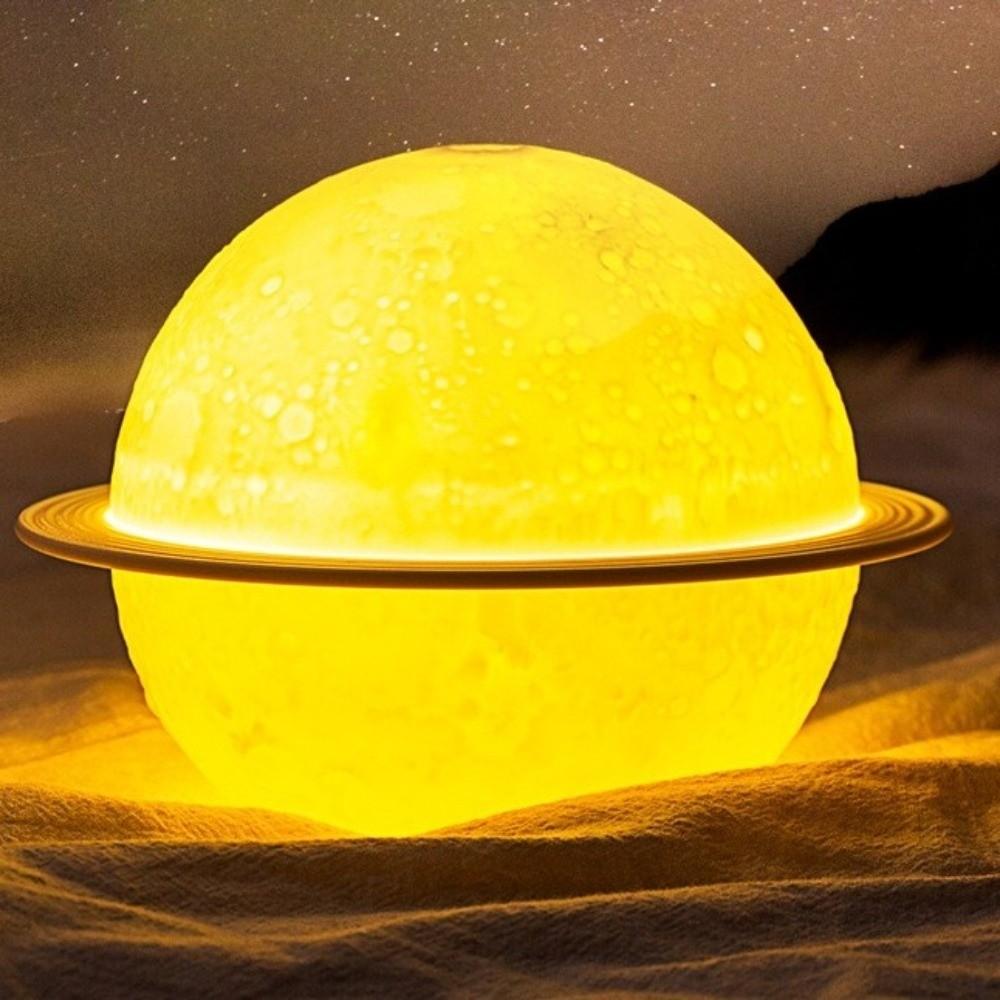 Quiet Operation USB Desktop Humidifier Large Fog Volume Moon Light Air Purifier  Home Use