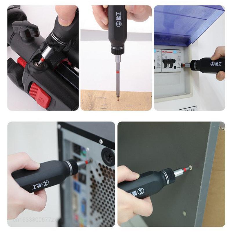 Xiaomi Precision Ratchet Screwdriver Set Phillips Slotted Magnetic Screw Driver Bits Household Maintenance Tool Hand Tools Kit