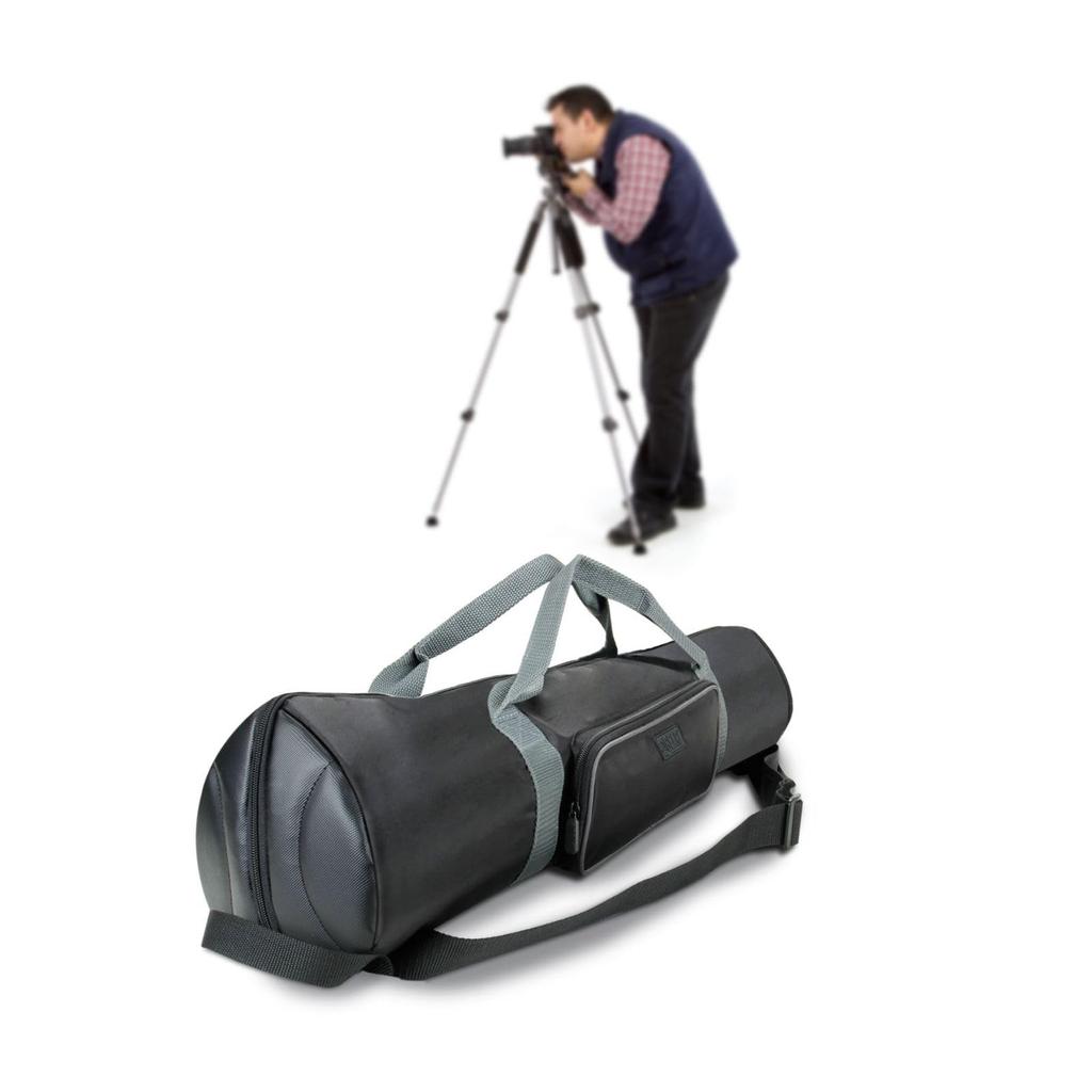USA Gear Padded Tripod Bag with Expandable Compartment and Accessory Storage Genuine Japanese (Black Product)