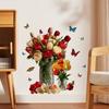 3D Simulation Vase Bedroom Room Wall Stickers Decal Home Living Room Decoration