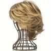1Pc Foldable Adjustable Male/Female Wig Stand Hat/Cap Holder Grey Portable Lantern Shape Wig Head Stand Accessory