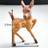 2 pz/Set Mini Cervi Sika Artificiali Miniature Gnomi per Giardino delle Fate Terrari di Muschio Artigianato in Resina Figurine Per Decorazione Casa