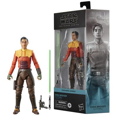 Hasbro STAR WARS Star Wars Série Negra Ezra Bridger (Lothal), Star Wars "Ahsoka" 6 polegadas (15 cm) tamanho figura de ação, para maiores de 4 anos F7029 Genuíno p