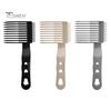2Pcs Barber Fade Comb Professional Positioning Blending Curved Hair Clipper Comb Home Salon Hairdresser Men Hair Cutting Comb Barber Haircut