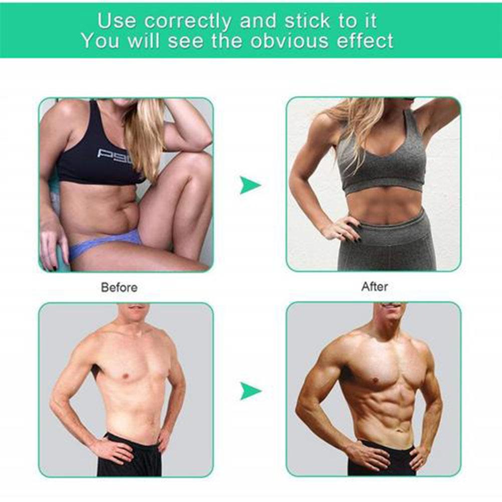 EMS Abdominal Muscle Belt Abdominal Muscle Pad Liquid Crystal Display 6 Modes 15 Levels Adjustable  Slimming Belt
