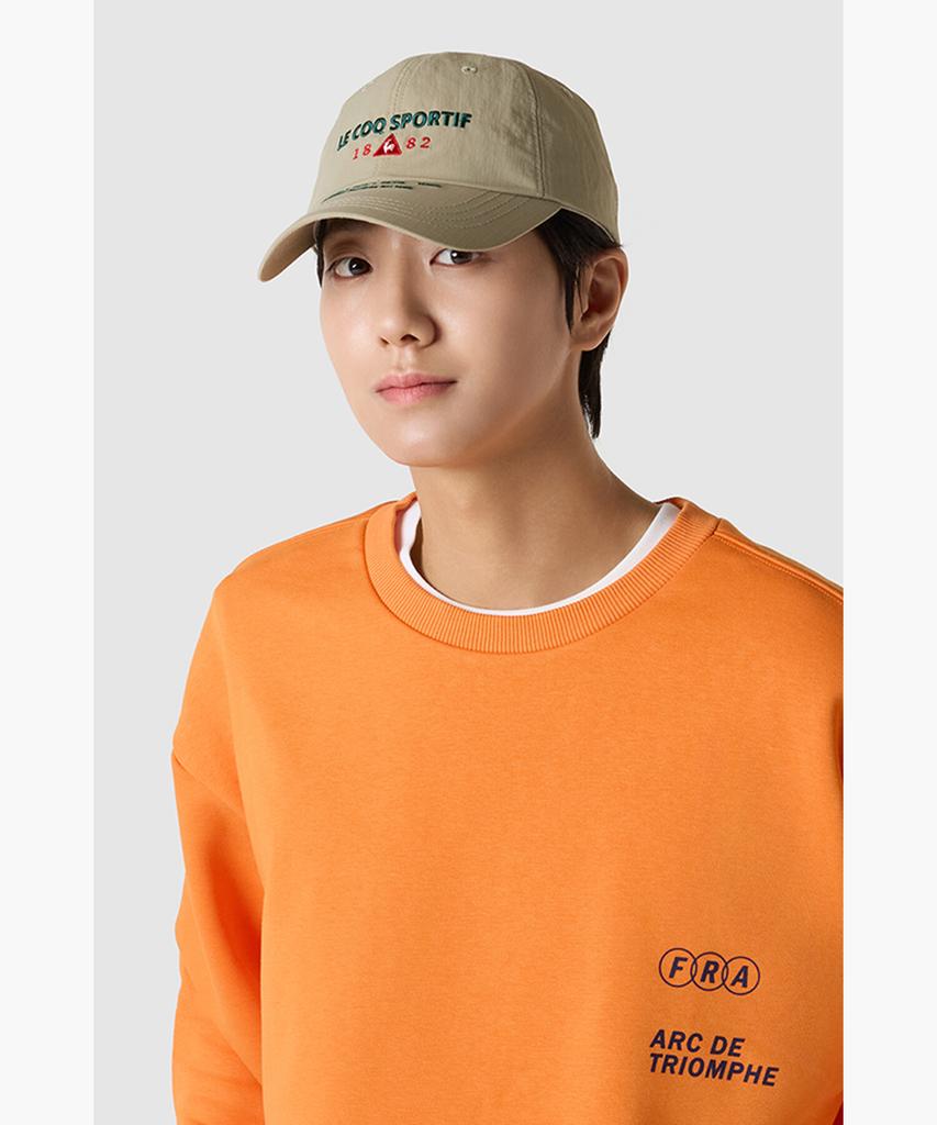 LECOQ Grid Graphic Ball Cap - Beige (Qq323Acp82)