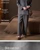 Men's Long-Sleeve Woven Gauze Pajama Set for Spring/Autumn