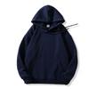 2025 autumn and winter new hooded sweater women's solid color college style loose casual velvet popular trendy brand Japanese and Korean style