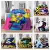 Anime My H-Hero A-Academia Movie Flannel Blanket Soft Throw Art For Home Decor Bedroom Sofa Naps Picnic Gifts Halloween Present