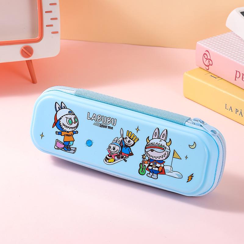 Cartoon Large-Capacity Pencil Case - Kids' Stationery Storage Box