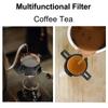 Porte-thé à café en acier inoxydable réutilisable sans papier Filtre à café Infuseur à thé Accessoires de café