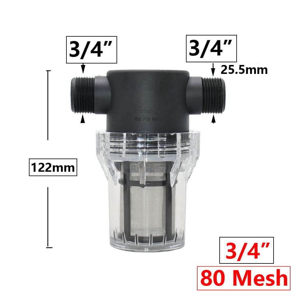 1/2 3/4 1 Inch Watering Filter For IBC Tank Tap Adapter S60 Ton Barrel Joint Garden Irrigation Aquarium Pump Water Gun Strainer