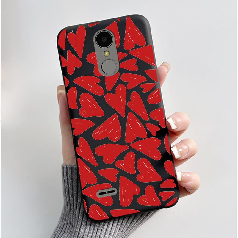 Casing For LG K4 2017 X230/LG K8 2017 X300 Slim Case Aesthetic Luxury Cute Cool Boys Girls Black Matte Soft Silicone Back Cover