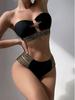 2023 Sexy Hollow Beach Bikini: European & American Split Swimsuit for Women