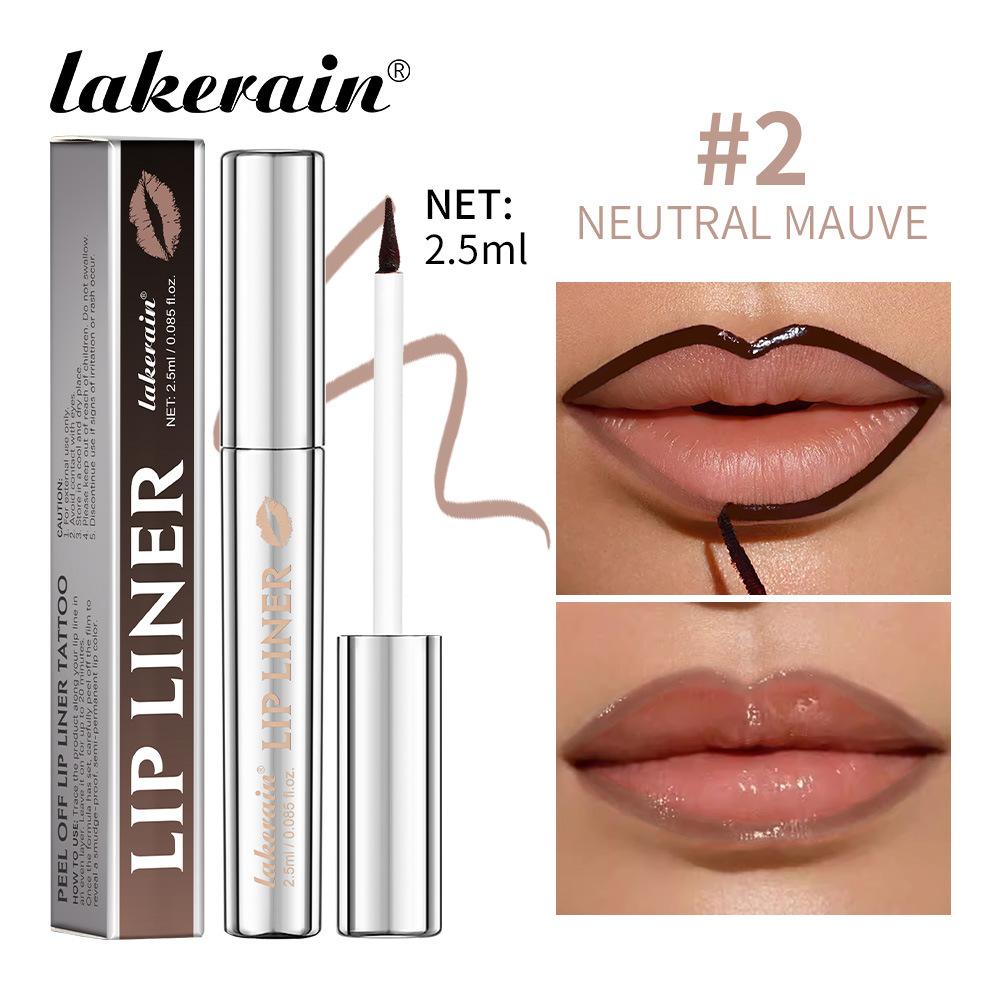 Lip Liner Peel Off Lip Stain Tattoo Long-Lasting Waterproof Smudge-Proof Transfer-Proof Matte Lipliner Pencil Magic Lip Cosmetic