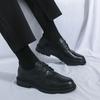 Mode Klassisch Schwarz Frühling Herren Bequeme Schnürschuhe Lässige Lederschuhe Modisch Neu Atmungsaktiv Business Bankett Lederschuhe